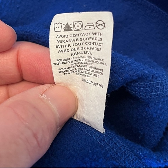 SUGOI Cycling Sweater Quarter Zip Pullover Royal Blue Athletic Wear Casual - Picture 14 of 17